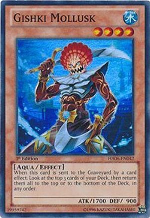 Image of Gishki Mollusk [HA06-EN042] Super Rare