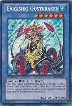 Image of Evigishki Gustkraken [HA06-EN046] Secret Rare