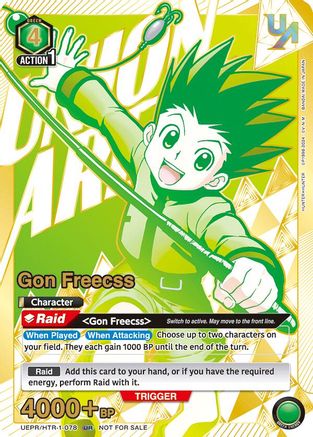 Image of Gon Freecss (078) (UEPR/HTR-1-078) - Union Arena Promotion Cards Foil