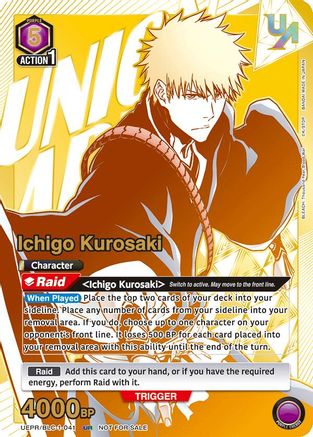 Image of Ichigo Kurosaki (041) (UEPR/BLC-1-041) - Union Arena Promotion Cards Foil