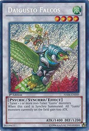 Image of Daigusto Falcos [HA06-EN049] Secret Rare