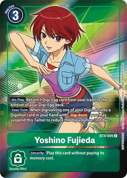 Image of Yoshino Fujieda [BT4-095] (Buy-A-Box Promo) [Great Legend Promos]