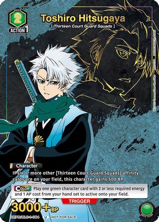 Image of Toshiro Hitsugaya (084) (Gold) (UEPR/BLC-1-084) - Union Arena Promotion Cards Foil