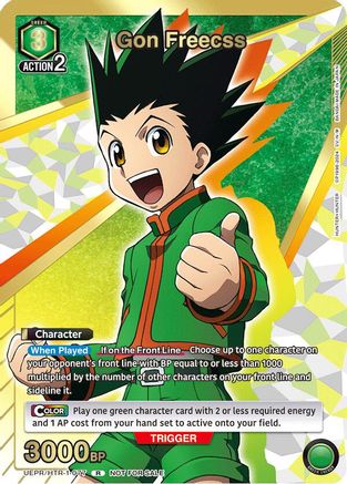 Image of Gon Freecss (077) (Gold) (UEPR/HTR-1-077) - Union Arena Promotion Cards Foil