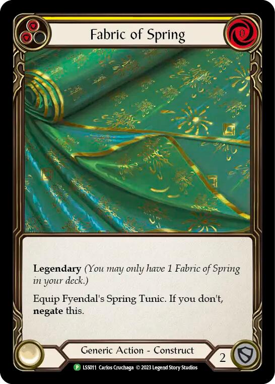 Image of Fabric of Spring // Fyendal's Spring Tunic [LSS011] (Promo)  Cold Foil