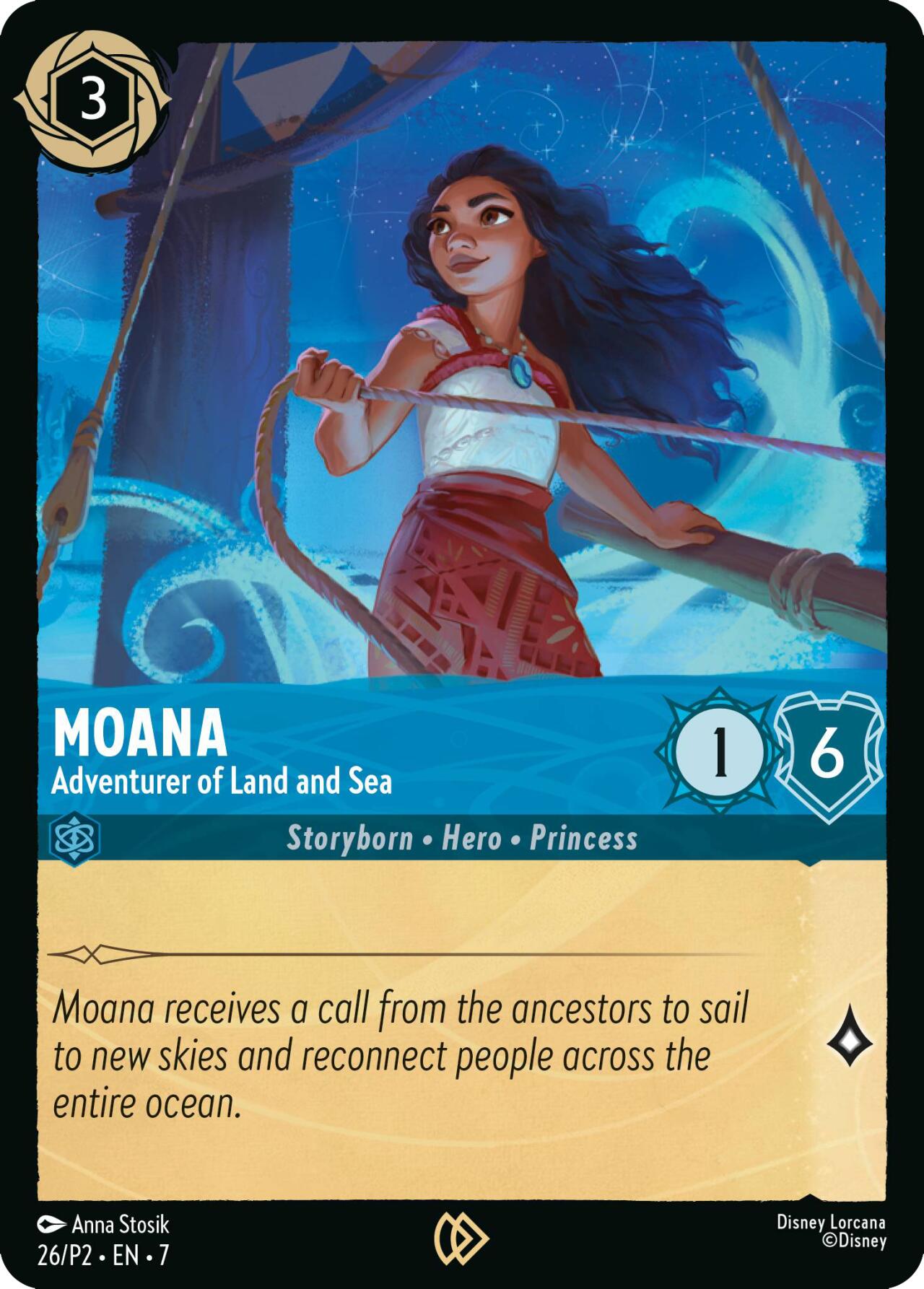 Image of Moana - Adventurer of Land and Sea (26) [Promo Cards]