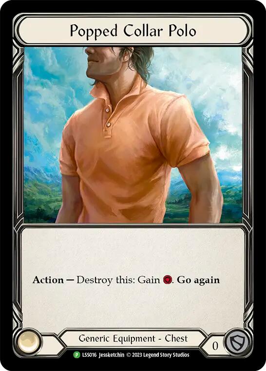 Image of Popped Collar Polo [LSS016] (Promo)  Cold Foil