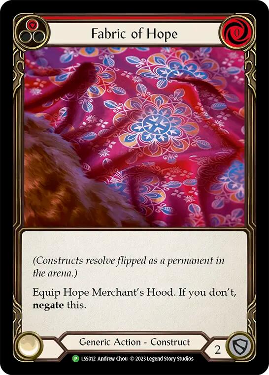 Image of Fabric of Hope // Hope Merchant's Hood [LSS012] (Promo)  Cold Foil