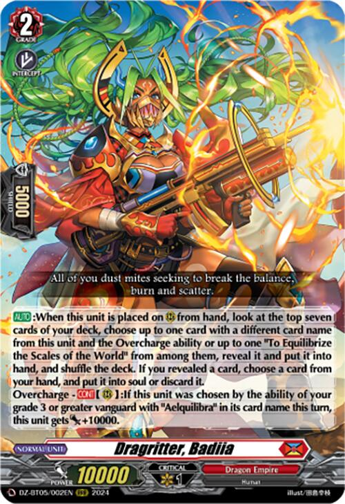 Image of Dragritter, Badiia (DZ-BT05/002EN) [Omniscient Awakening]