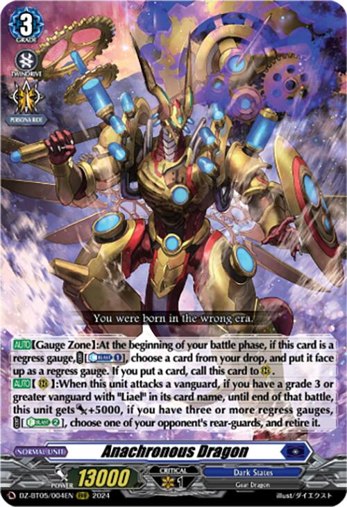 Image of Anachronous Dragon (DZ-BT05/004EN) [Omniscient Awakening]