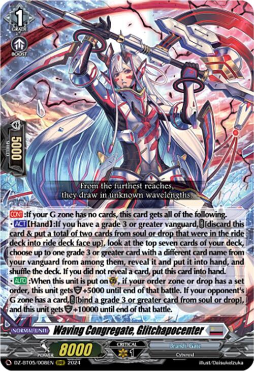 Image of Waving Congregate, Glitchapocenter (DZ-BT05/008EN) [Omniscient Awakening]