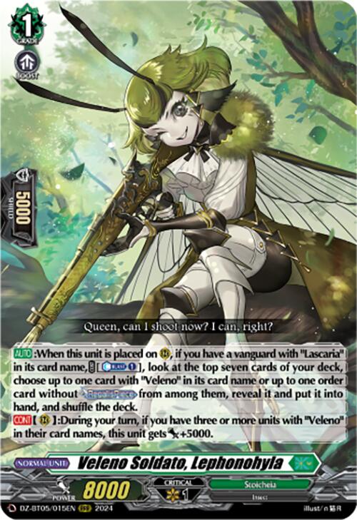 Image of Veleno Soldato, Lephonohyla (DZ-BT05/015EN) [Omniscient Awakening]