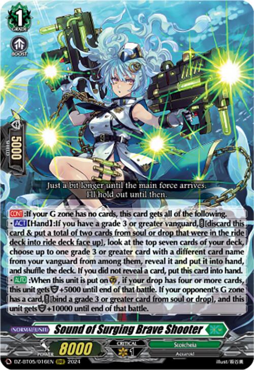 Image of Sound of Surging Brave Shooter (DZ-BT05/016EN) [Omniscient Awakening]