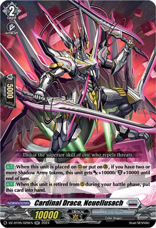 Image of Cardinal Draco, Neuellusach (DZ-BT05/029EN) [Omniscient Awakening]