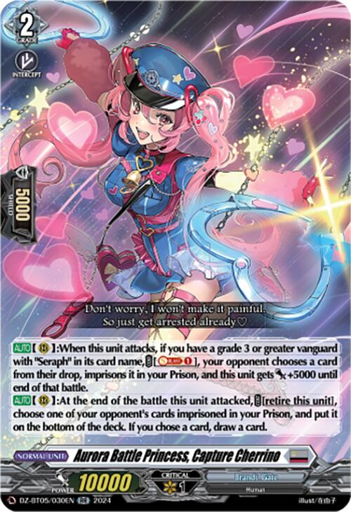 Image of Aurora Battle Princess, Capture Cherrino (DZ-BT05/030EN) [Omniscient Awakening]