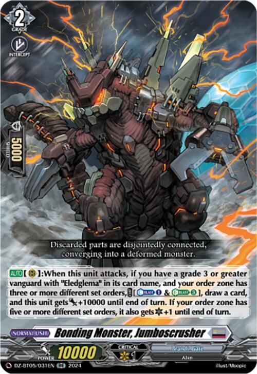 Image of Bonding Monster, Jumboscrusher (DZ-BT05/031EN) [Omniscient Awakening]