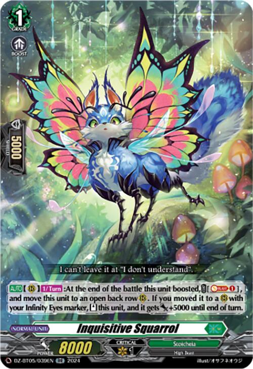 Image of Inquisitive Squarrol (DZ-BT05/039EN) [Omniscient Awakening]