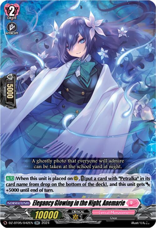 Image of Elegancy Glowing in the Night, Anemarie (DZ-BT05/042EN) [Omniscient Awakening]