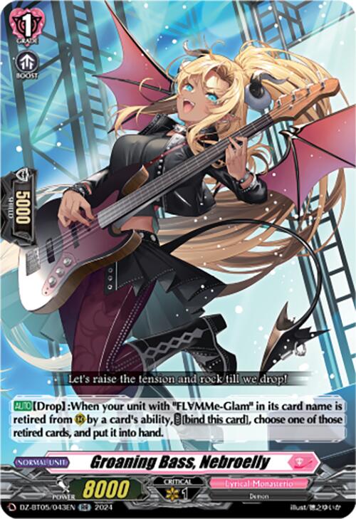 Image of Groaning Bass, Nebroelly (DZ-BT05/043EN) [Omniscient Awakening]