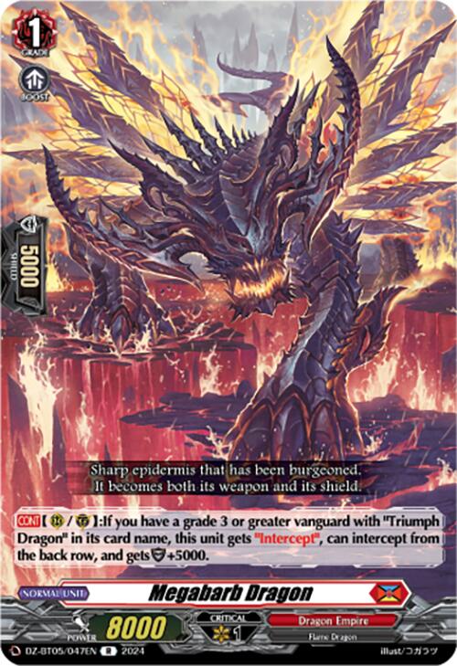 Image of Megabarb Dragon (DZ-BT05/047EN) [Omniscient Awakening]