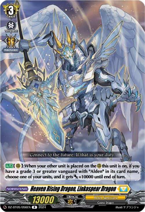 Image of Heaven Rising Dragon, Linkaspear Dragon (DZ-BT05/056EN) [Omniscient Awakening]