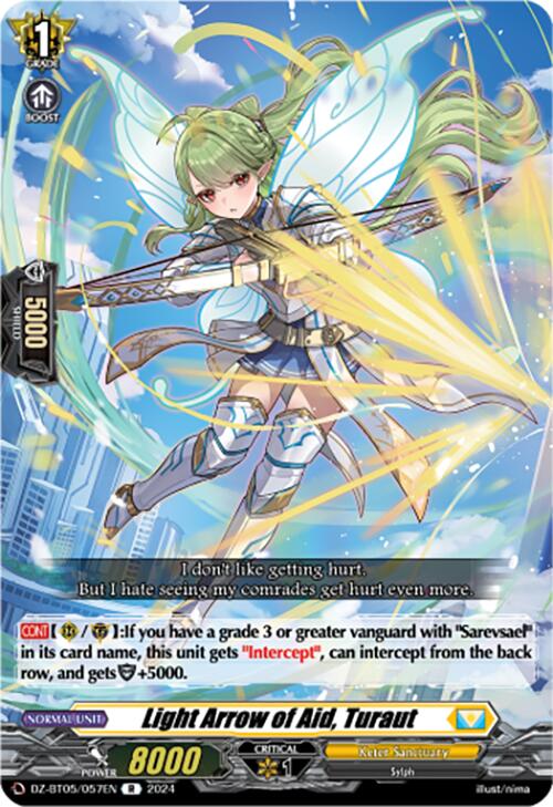 Image of Light Arrow of Aid, Turaut (DZ-BT05/057EN) [Omniscient Awakening]