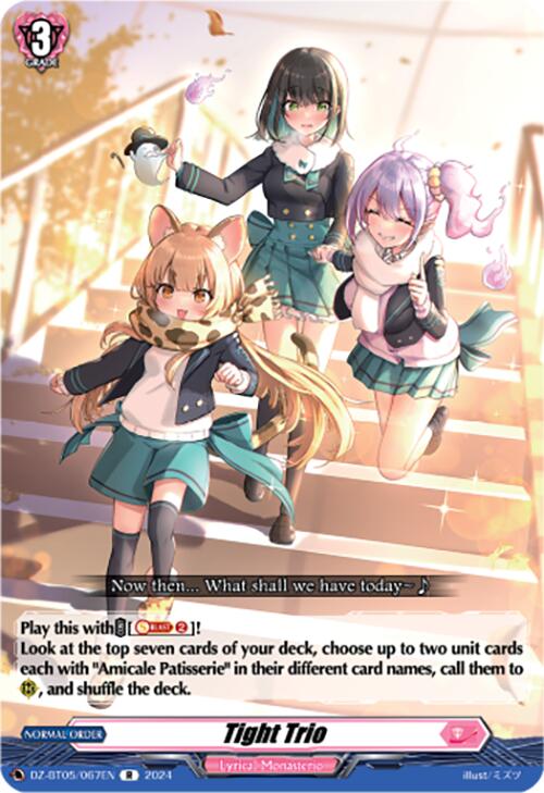 Image of Tight Trio (DZ-BT05/067EN) [Omniscient Awakening]