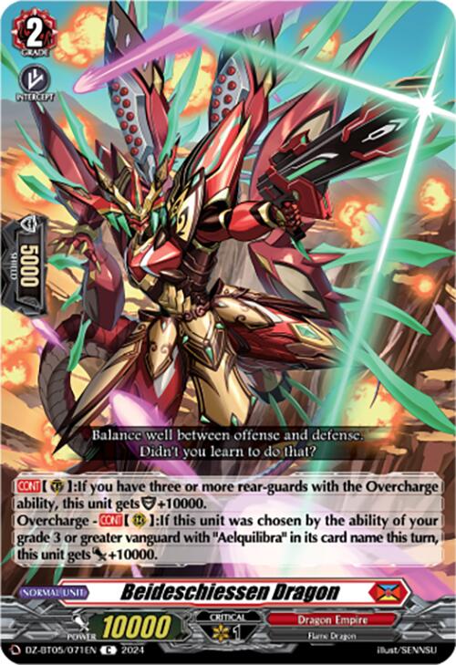 Image of Beideschiessen Dragon (DZ-BT05/071EN) [Omniscient Awakening]