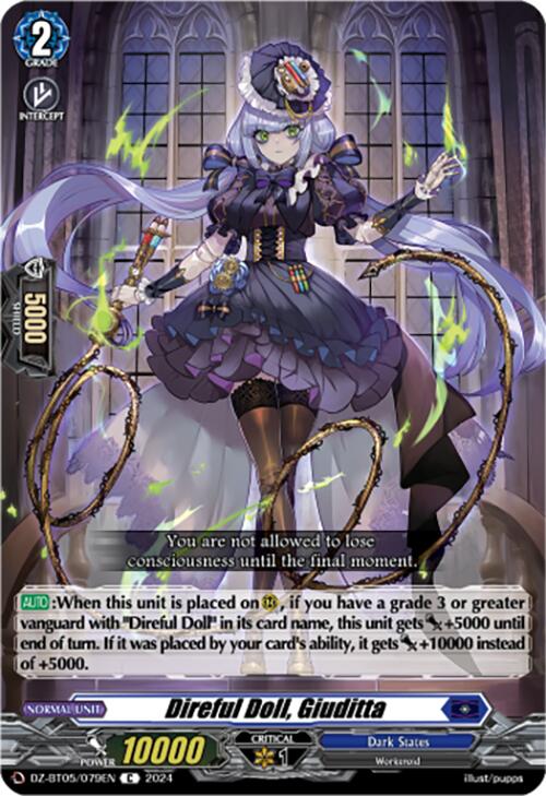 Image of Direful Doll, Giuditta (DZ-BT05/079EN) [Omniscient Awakening]