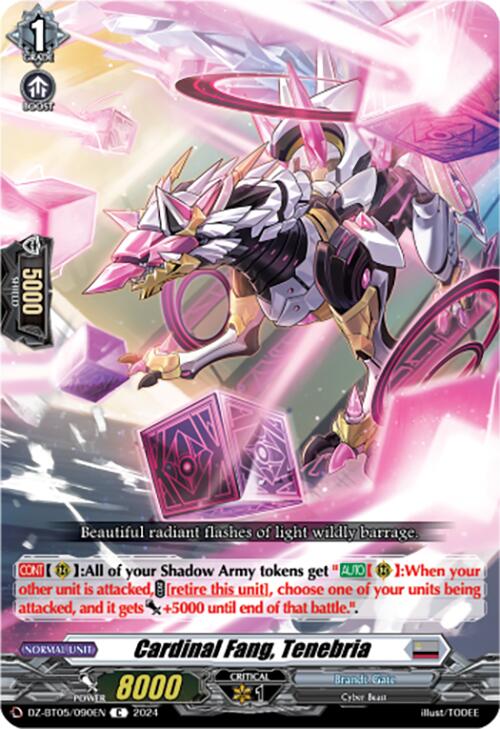 Image of Cardinal Fang, Tenebria (DZ-BT05/090EN) [Omniscient Awakening]