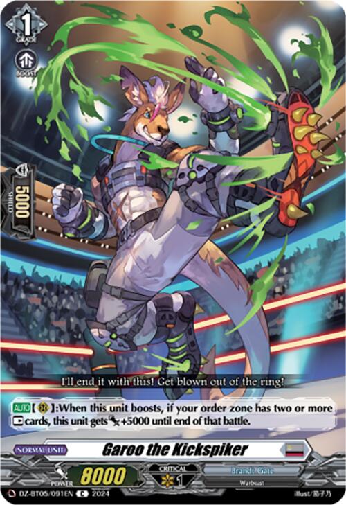 Image of Garoo the Kickspiker (DZ-BT05/091EN) [Omniscient Awakening]