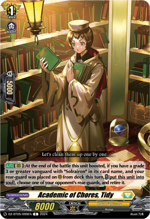 Image of Academic of Chores, Tidy (DZ-BT05/099EN) [Omniscient Awakening]