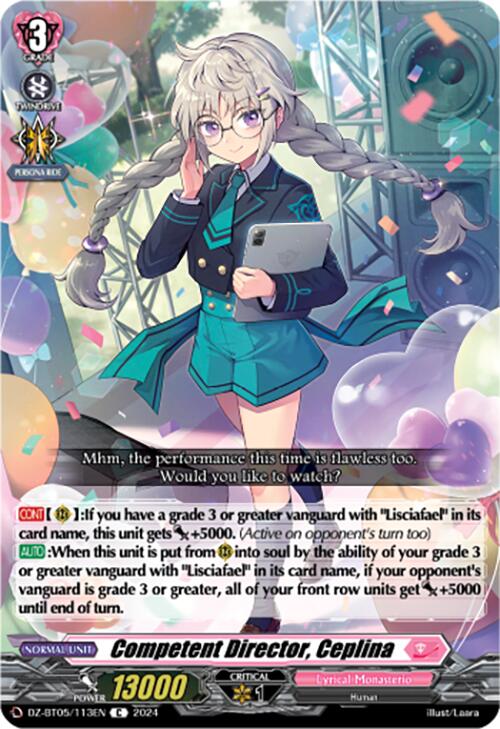 Image of Competent Director, Ceplina (DZ-BT05/113EN) [Omniscient Awakening]