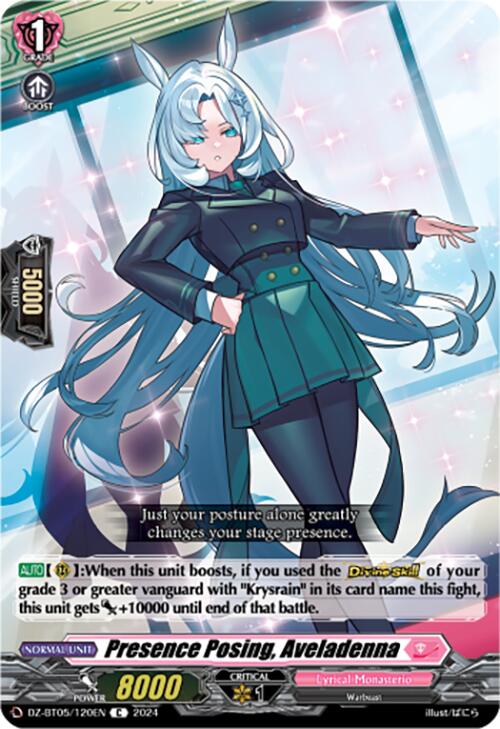 Image of Presence Posing, Aveladenna (DZ-BT05/120EN) [Omniscient Awakening]