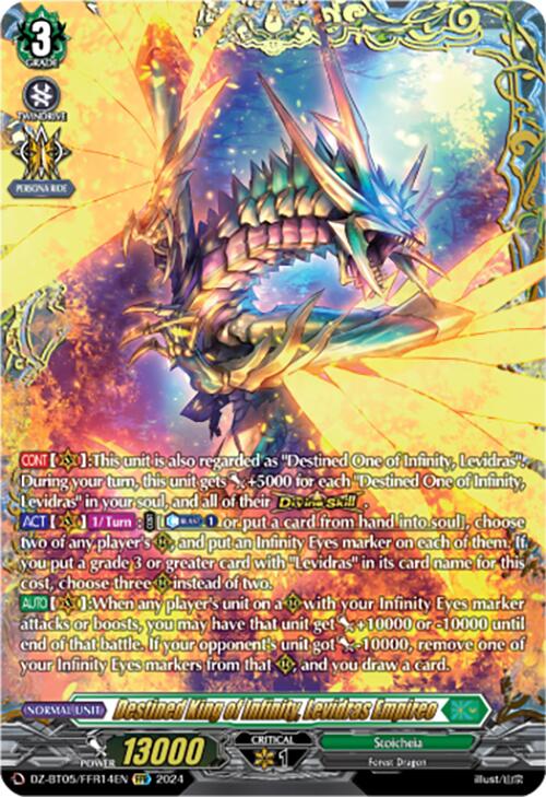 Image of Destined King of Infinity, Levidras Empireo (DZ-BT05/FFR14EN) [Omniscient Awakening]