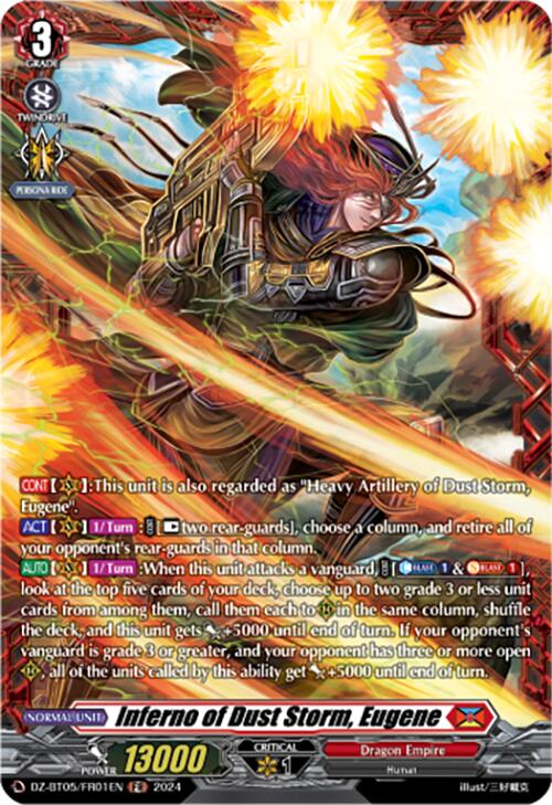 Image of Inferno of Dust Storm, Eugene (DZ-BT05/FR01EN) [Omniscient Awakening]