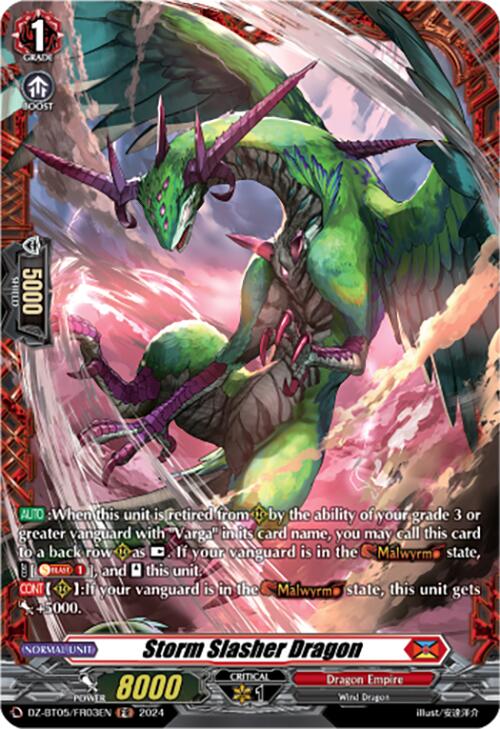 Image of Storm Slasher Dragon (DZ-BT05/FR03EN) [Omniscient Awakening]