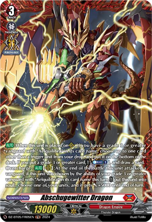 Image of Abschugewitter Dragon (DZ-BT05/FR05EN) [Omniscient Awakening]