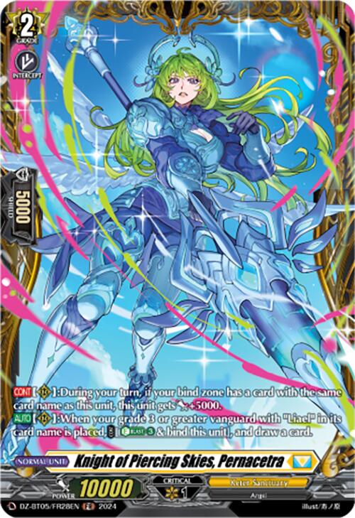 Image of Knight of Piercing Skies, Pernacetra (DZ-BT05/FR28EN) [Omniscient Awakening]