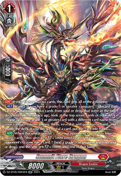 Image of Summit Flare Dragon (DZ-BT05/SR03EN) [Omniscient Awakening]