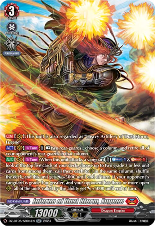 Image of Inferno of Dust Storm, Eugene (DZ-BT05/SR04EN) [Omniscient Awakening]