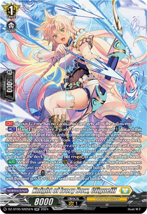 Image of Knight of Ivory Bow, Cligueill (DZ-BT05/SR25EN) [Omniscient Awakening]