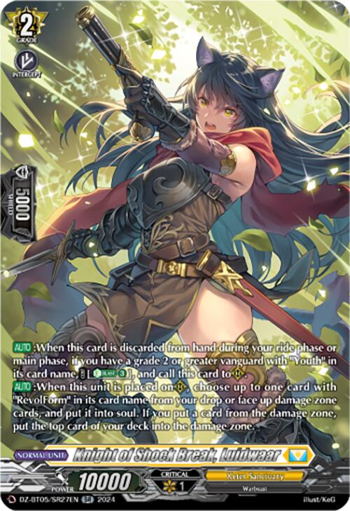 Image of Knight of Shock Break, Luidwaar (DZ-BT05/SR27EN) [Omniscient Awakening]