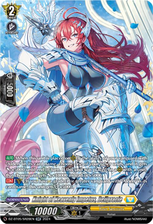 Image of Knight of Heavenly Impetus, Deilpracie (DZ-BT05/SR28EN) [Omniscient Awakening]
