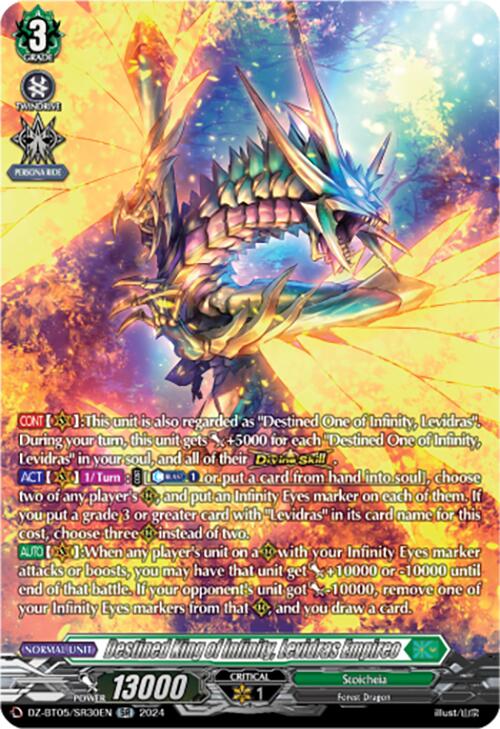 Image of Destined King of Infinity, Levidras Empireo (DZ-BT05/SR30EN) [Omniscient Awakening]