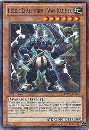 Image of Heroic Challenger - War Hammer [REDU-EN006] Common