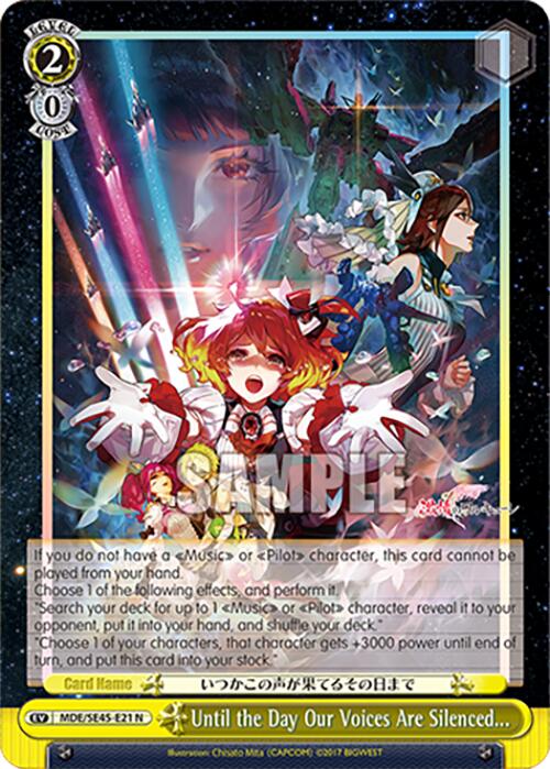 Image of Until the Day Our Voices Are Silenced... (MDE/SE45E21 N) [MACROSS Delta Premium Booster]