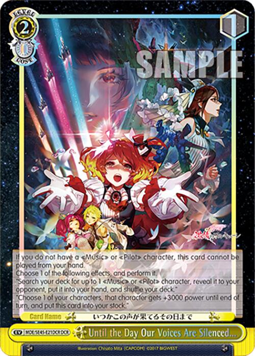 Image of Until the Day Our Voices Are Silenced... (MDE/SE45E21DCR DCR) [MACROSS Delta Premium Booster]