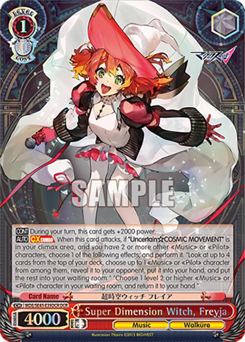 Image of Super Dimension Witch, Freyja (MDE/SE45E39DCR DCR) [MACROSS Delta Premium Booster]