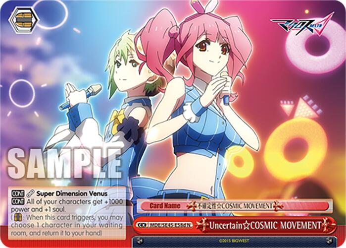 Image of Uncertain COSMIC MOVEMENT (MDE/SE45E58d N) [MACROSS Delta Premium Booster]